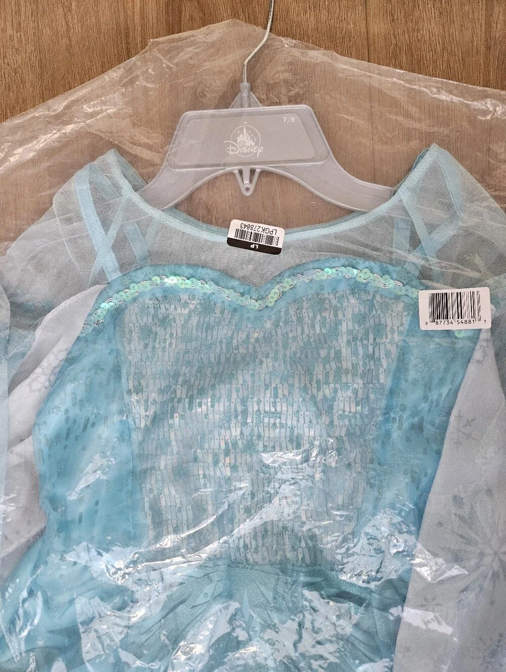 Brand New With Tags Disney Parks Bibiddi Bobbidi Boutique Elsa Dress in Size 7/8